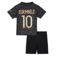 Stroje piłkarskie Paris Saint-Germain Ousmane Dembele #10 Koszulka Trzeciej dla dzieci 2023-24 Krótki Rękaw (+ szorty)